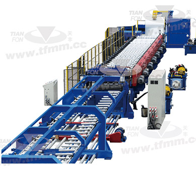The solar support roll forming line