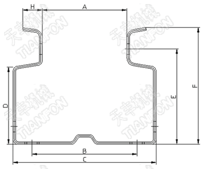 roll forming machine for goods shelf pillar