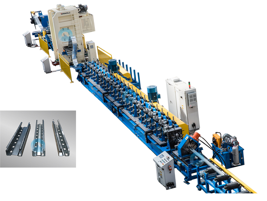 Shelves and racking system roll forming machine