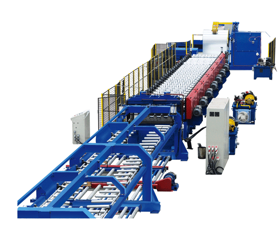 Steel structure floor roll forming machines